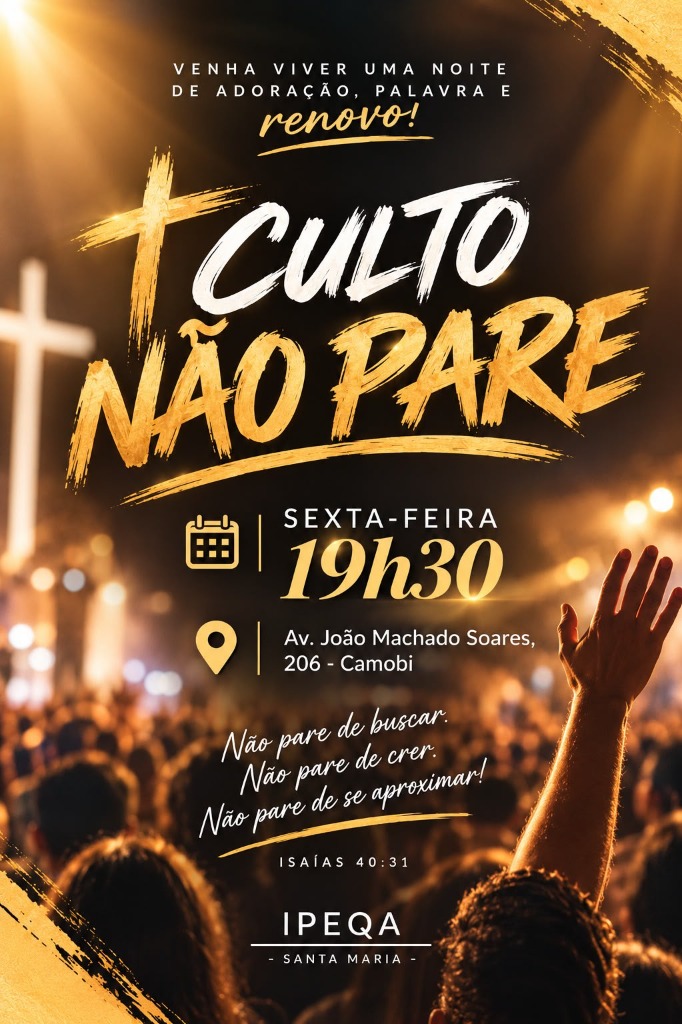 Culto Não Pare